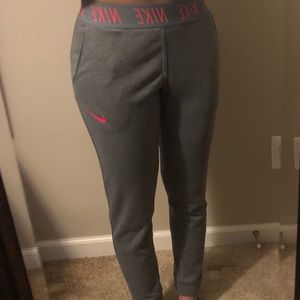 Nike dri fit gray joggers / sweatpants